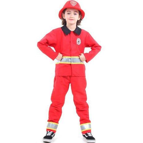 Fantasia De Bombeiro Infantil De Luxo Com Chapéu Profissões - Sulamericana Menor preço em Fantasia De Bombeiro Infantil De Luxo Com Chapéu Profissões - Sulamericana