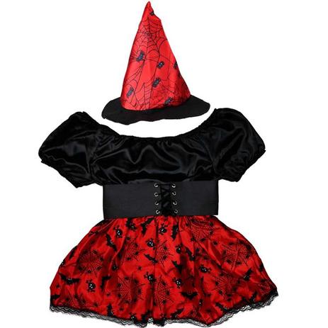 Fantasia de Bruxa Lilith Com Cinto e Chapéu Halloween Infantil - Fantasias carol kb Menor preço em Fantasia de Bruxa Lilith Com Cinto e Chapéu Halloween Infantil - Fantasias carol kb