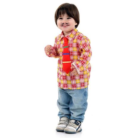 Fantasia de Festa Junina Bebê Camisa Caipira Xadrez - Sulamericana Menor preço em Fantasia de Festa Junina Bebê Camisa Caipira Xadrez - Sulamericana
