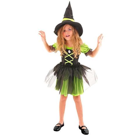 Fantasia de Halloween Bruxa Divertida Infantil Com Chapéu - Sulamericana Menor preço em Fantasia de Halloween Bruxa Divertida Infantil Com Chapéu - Sulamericana
