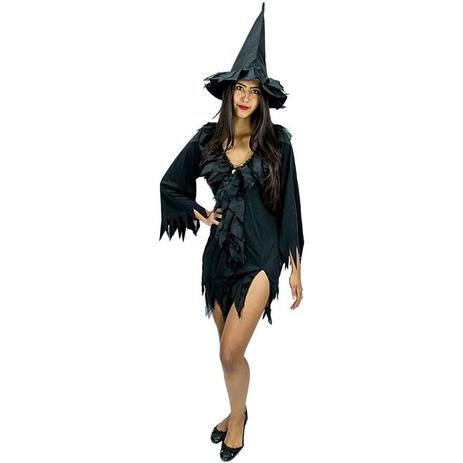 Fantasia de Halloween Bruxa Vixen Feminina Adulta Com Chapéu - Fantasias Carol Kb Menor preço em Fantasia de Halloween Bruxa Vixen Feminina Adulta Com Chapéu - Fantasias Carol Kb