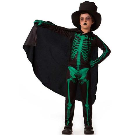 Fantasia de Morte Infantil Halloween Com Mascara e faixa Masculina -  Fantasias Carol FSP - Fantasias para Crianças - Magazine Luiza