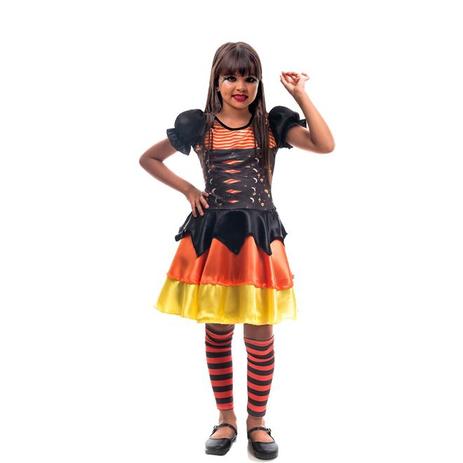 Fantasia de Halloween Infantil Feminina Bruxa Amelina Com Polaina - Fantasias carol fsp Menor preço em Fantasia de Halloween Infantil Feminina Bruxa Amelina Com Polaina - Fantasias carol fsp