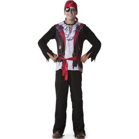 Fantasia de Halloween Pirata Zumbi Adulto Masculino Com Tapa olho - Fantasias carol fsp Menor preço em Fantasia de Halloween Pirata Zumbi Adulto Masculino Com Tapa olho - Fantasias carol fsp