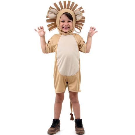 Fantasia de Leão Infantil Curto Com Gorro - Sulamericana é boa?
