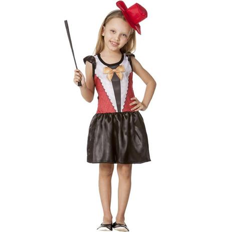 Fantasia de Magico Infantil Feminina Com Cartola e Varinha - Fantasias carol fsp Menor preço em Fantasia de Magico Infantil Feminina Com Cartola e Varinha - Fantasias carol fsp