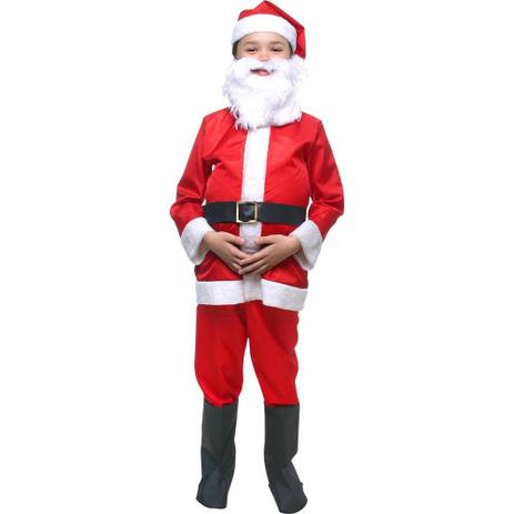 roupa de papai noel de luxo