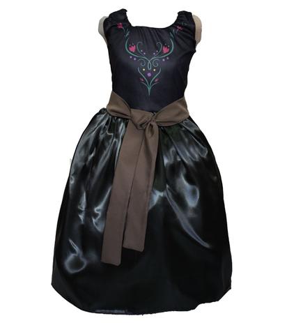 vestido capa preto