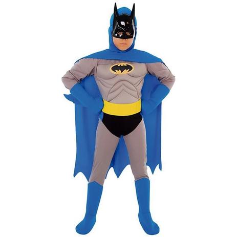 Fantasia Do Batman Infantil Luxo Classico - Sulamericana Menor preço em Fantasia Do Batman Infantil Luxo Classico - Sulamericana
