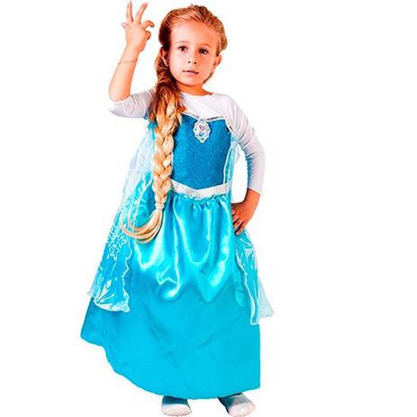 Fantasia Elsa infantil Frozen Luxo Completa Rubies Menor preço em Fantasia Elsa infantil Frozen Luxo Completa Rubies