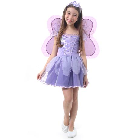 Fantasia Fadinha Lilas Infantil - Era uma vez é boa?