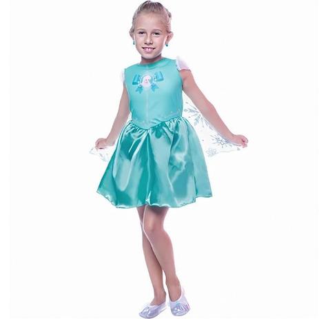vestido elsa frozen disney original