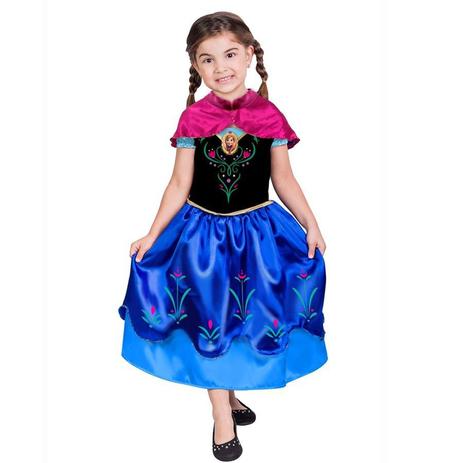 Fantasia Frozen - Princesa Anna - Clássica - Infantil - Rubies Menor preço em Fantasia Frozen - Princesa Anna - Clássica - Infantil - Rubies
