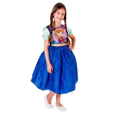 Fantasia Frozen - Princesa Anna - Standard - Infantil - Rubies Menor preço em Fantasia Frozen - Princesa Anna - Standard - Infantil - Rubies