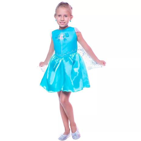 Fantasia Frozen - Princesa Elsa Pop - Global fantasias Menor preço em Fantasia Frozen - Princesa Elsa Pop - Global fantasias