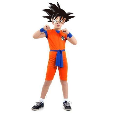 Fantasia Goku Dragon Ball Cosplay Infantil - Sulamericana Menor preço em Fantasia Goku Dragon Ball Cosplay Infantil - Sulamericana