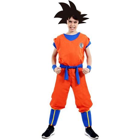 Fantasia Goku Infantil Dragon Ball Z Com Peruca - Sulamericana