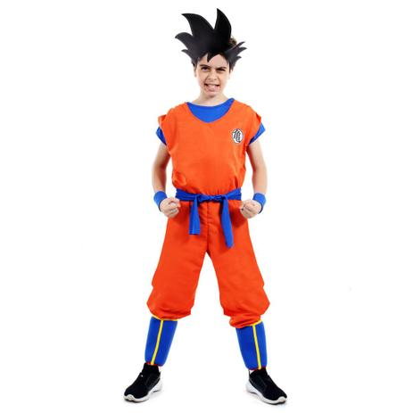 Fantasia Goku Infantil - Dragon Ball Z Menor preço em Fantasia Goku Infantil - Dragon Ball Z