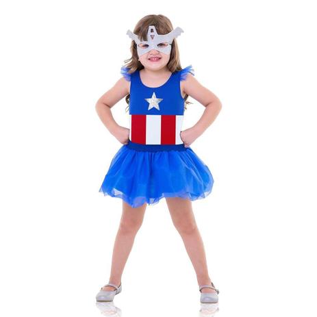 Fantasia Heroína Infantil - Global fantasias Menor preço em Fantasia Heroína Infantil - Global fantasias