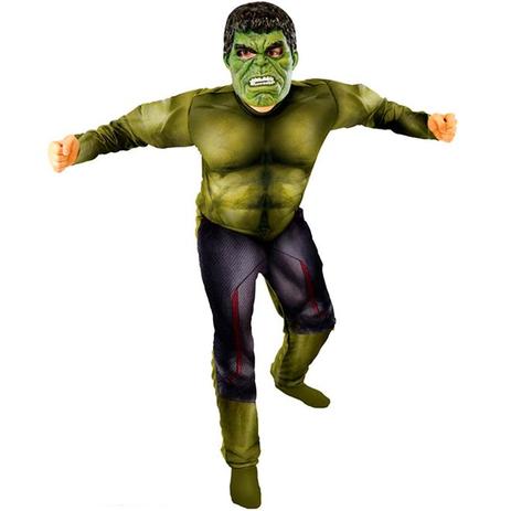 Fantasia Hulk Adulto Luxo Com Músculos Vingadores 2 - Rubies Menor preço em Fantasia Hulk Adulto Luxo Com Músculos Vingadores 2 - Rubies