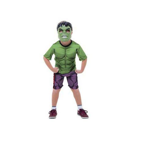 Fantasia Hulk Curto Classico G 2205 Global - Rubies Menor preço em Fantasia Hulk Curto Classico G 2205 Global - Rubies