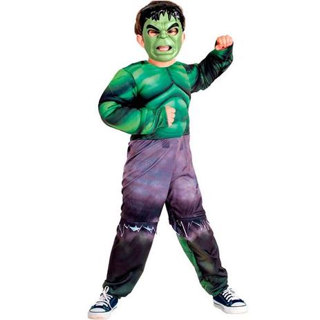 Fantasia Hulk infantil luxo Rubies Com Peitoral Espumado Menor preço em Fantasia Hulk infantil luxo Rubies Com Peitoral Espumado