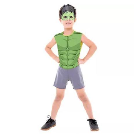Fantasia HULK Superpop Curta P FUN Factory 307900003 Menor preço em Fantasia HULK Superpop Curta P FUN Factory 307900003