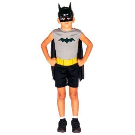 Fantasia Infantil Batman Regata G Sulamericana 10171 Menor preço em Fantasia Infantil Batman Regata G Sulamericana 10171