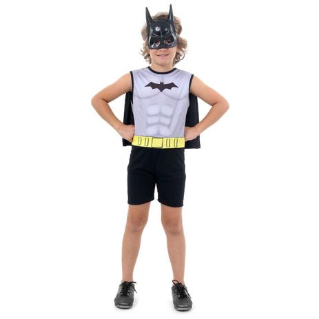 Fantasia infantil batman regata tam. g sulamericana Menor preço em Fantasia infantil batman regata tam. g sulamericana