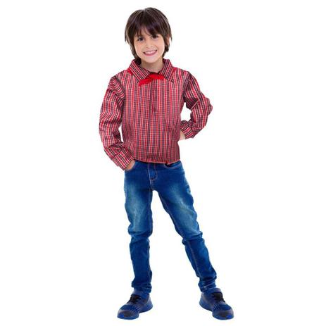 camisa junina bebe