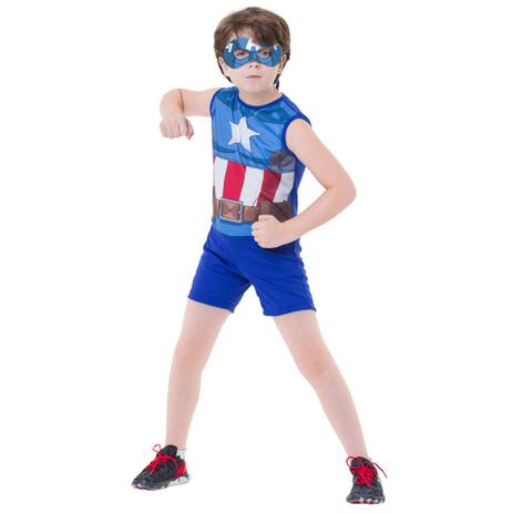 Fantasia Infantil - Marvel - Avengers - Capitão América Pop Clássico - Global Fantasias Menor preço em Fantasia Infantil - Marvel - Avengers - Capitão América Pop Clássico - Global Fantasias