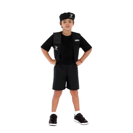 Fantasia Infantil Policial Tropa Pop - Profissões Menor preço em Fantasia Infantil Policial Tropa Pop - Profissões