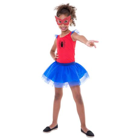 Fantasia Infantil - Pop - Disney - Marvel - Spider-Man - Spider Girl - Global Fantasias Menor preço em Fantasia Infantil - Pop - Disney - Marvel - Spider-Man - Spider Girl - Global Fantasias