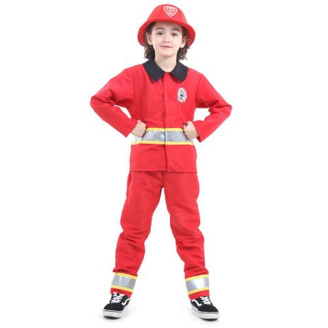 Fantasia Infantil - Profissões - Bombeiro - Sulamericana Menor preço em Fantasia Infantil - Profissões - Bombeiro - Sulamericana