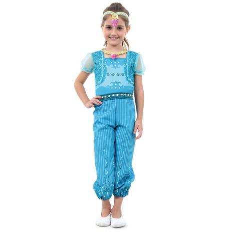Fantasia Infantil - Shimmer e Shine - Shine - Sulamericana - P Menor preço em Fantasia Infantil - Shimmer e Shine - Shine - Sulamericana - P