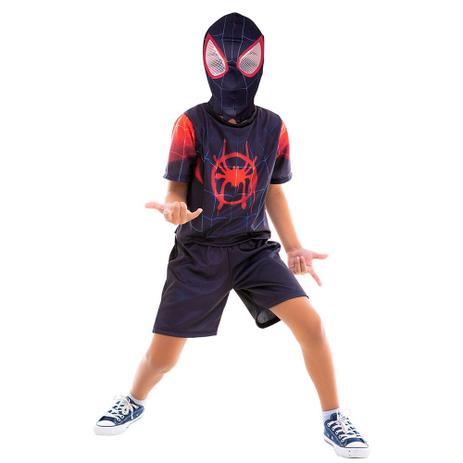 Fantasia Infantil - Spider-Man - Curta - Clássica - Disney - Global Fantasias - M Menor preço em Fantasia Infantil - Spider-Man - Curta - Clássica - Disney - Global Fantasias - M
