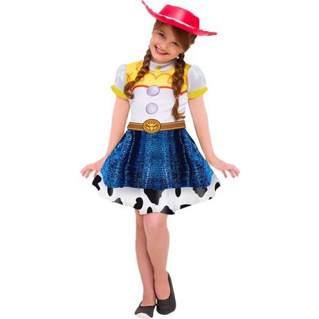 Fantasia Jessie Toy Story 3 Disney Vestido Infantil Com Chapéu - Global fantasias Menor preço em Fantasia Jessie Toy Story 3 Disney Vestido Infantil Com Chapéu - Global fantasias