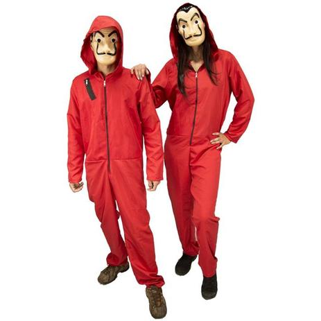 Fantasia La Casa De Papel Adulto Com Máscara - Fantasias carol fsp Menor preço em Fantasia La Casa De Papel Adulto Com Máscara - Fantasias carol fsp