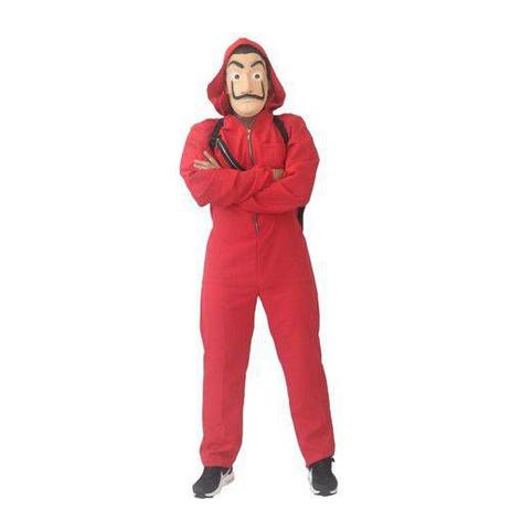 Fantasia La Casa de Papel - Ydh Menor preço em Fantasia La Casa de Papel - Ydh