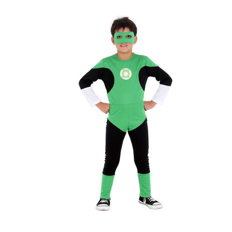 Fantasia Lanterna Verde Infantil Standard - Batman bravos destemidos Menor preço em Fantasia Lanterna Verde Infantil Standard - Batman bravos destemidos