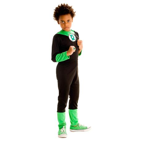 Fantasia Lanterna Verde Infantil Standard - Liga da justiça Menor preço em Fantasia Lanterna Verde Infantil Standard - Liga da justiça