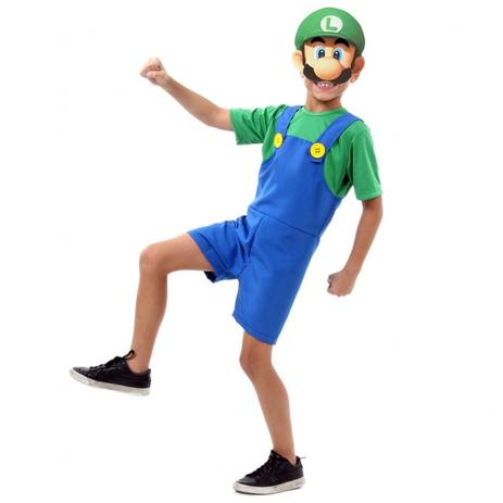 Fantasia Luigi Infantil Curto Superpop Sulamericana Menor preço em Fantasia Luigi Infantil Curto Superpop Sulamericana