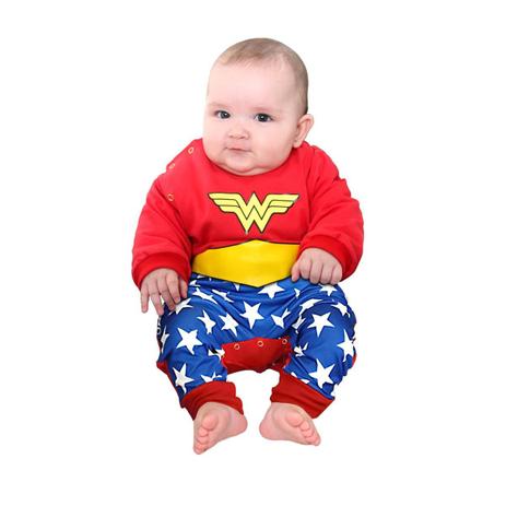 roupa mulher maravilha para bebe