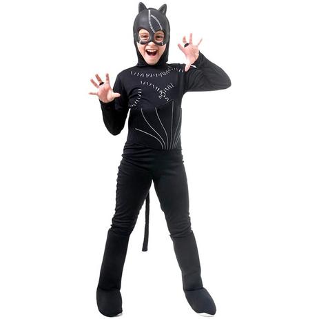 Fantasia Mulher Gato Infantil Com Máscara - Sulamericana Menor preço em Fantasia Mulher Gato Infantil Com Máscara - Sulamericana