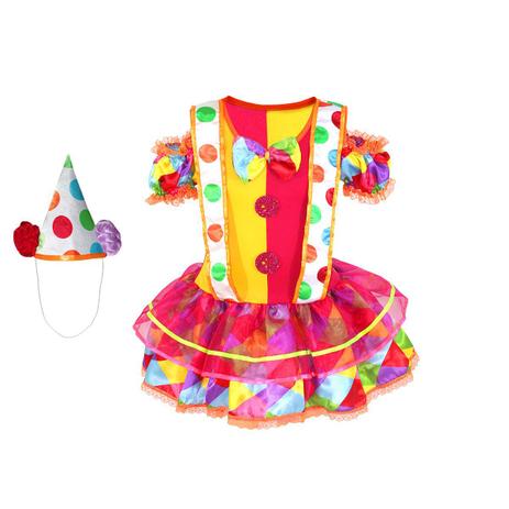 Fantasia Palhacinha - Vestido Palhaça Infantil - Mundo das Fantasias Menor preço em Fantasia Palhacinha - Vestido Palhaça Infantil - Mundo das Fantasias