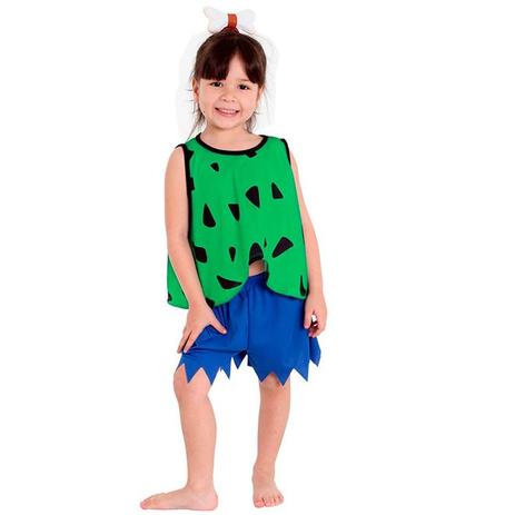 Fantasia Pedrita Infantil Flintstones Com Acessório de Cabeça - Sulamericana Menor preço em Fantasia Pedrita Infantil Flintstones Com Acessório de Cabeça - Sulamericana