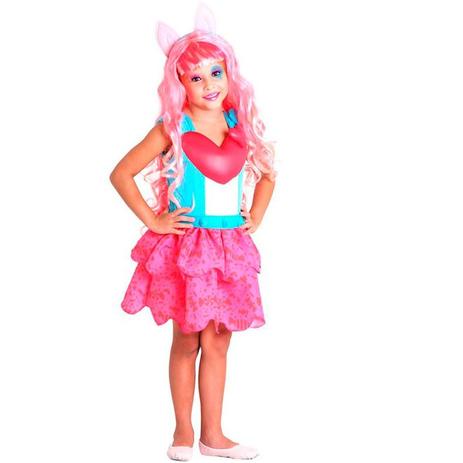 Fantasia Pinkie Pie My Little Pony infantil Sulamericana Menor preço em Fantasia Pinkie Pie My Little Pony infantil Sulamericana
