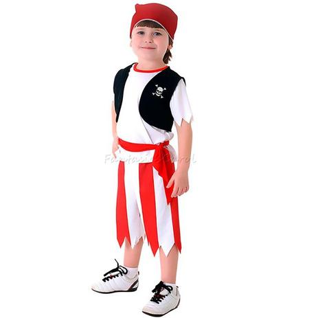 Fantasia Pirata Bebe Masculino Sulamericana Menor preço em Fantasia Pirata Bebe Masculino Sulamericana