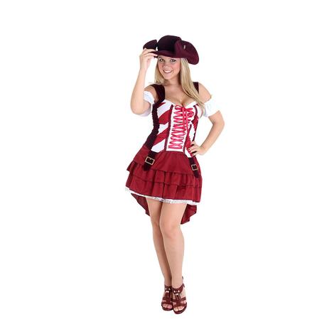 Fantasia Pirata Chic - Heat Girls - Sete mares Menor preço em Fantasia Pirata Chic - Heat Girls - Sete mares
