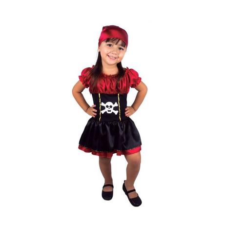Fantasia Pirata Vestido P - Brink Model Menor preço em Fantasia Pirata Vestido P - Brink Model